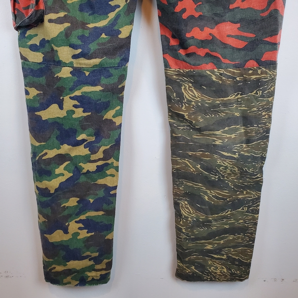 Strivers Row Camp Shield Camo Patchwork Cargo Pan… - image 8